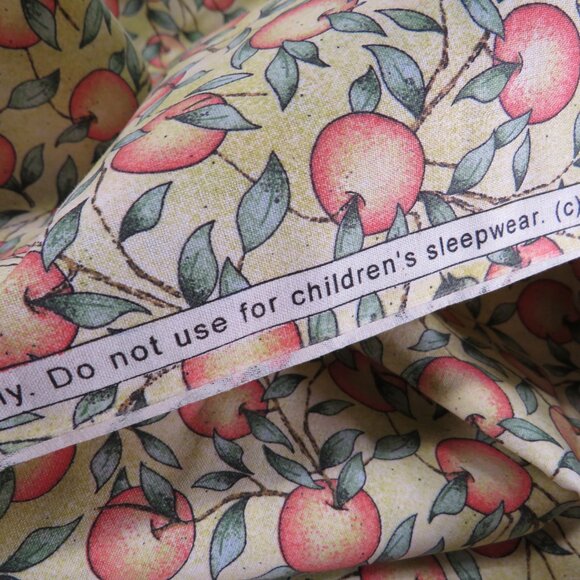 Peaches by Beth Yarbarro cotton/polyester 44"wide 2 yards & 32" long - Picture 4 of 11